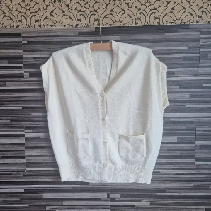 [BUNJANG] Paul & Joe Wool Blended Poncho Cardigan - Cream Ivory / 폴앤조 울 블렌딩 판초 가디건  크림 아이보리 - 새제품