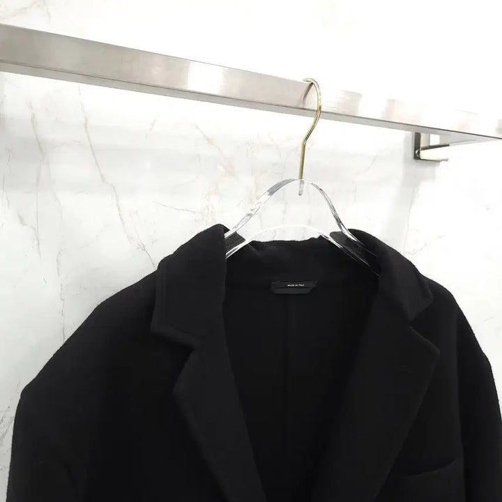 [SOLD OUT] 52 / 에르메스 남성 블랙 캐시미어 롱 코트