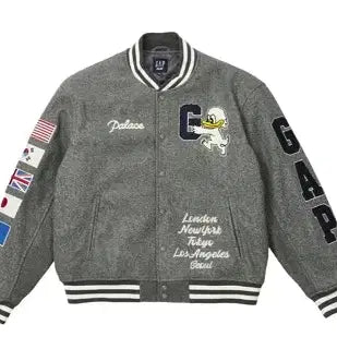 [BUNJANG] Palace x Gap Varsity Jacket/Hoodie / 팔라스 X 갭 바시티 자켓/후드