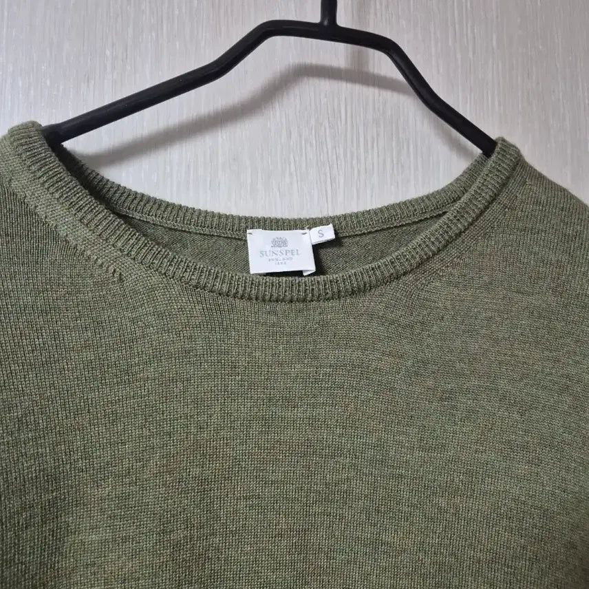 [BUNJANG] Sunspel Merino Wool Knit Sweater (Men's) / 선스펠 니트 메리노울 니트 남성 스몰