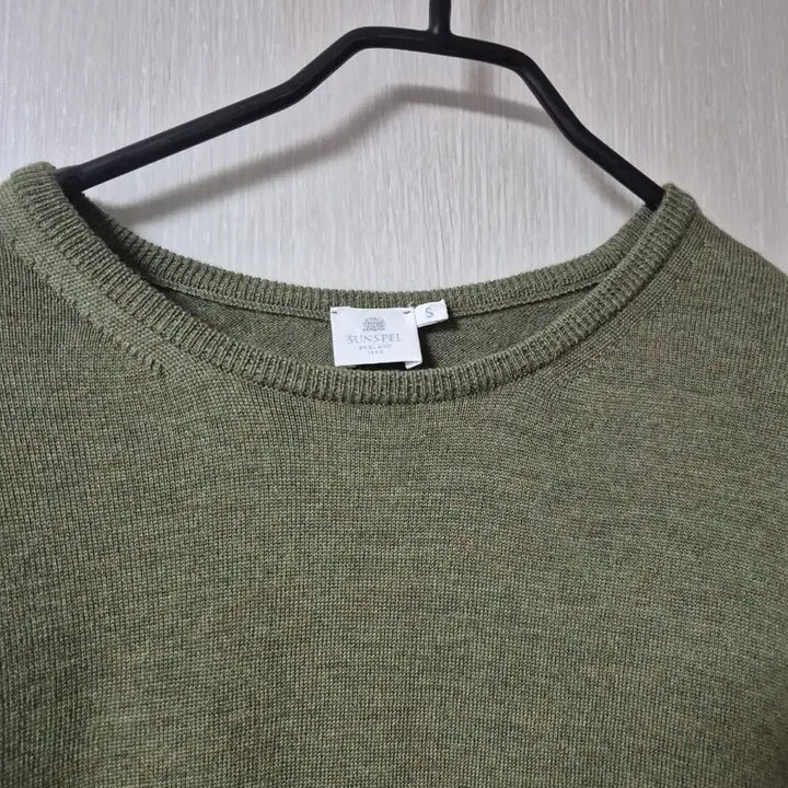 [BUNJANG] Sunspel Merino Wool Knit Sweater (Men's) / 선스펠 니트 메리노울 니트 남성 스몰