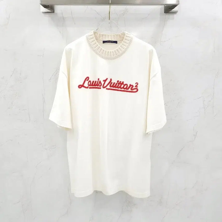 [BUNJANG] Louis Vuitton x Nigo Logo Embroidered T-shirt XL / XL / 루이비통 X 니고 로고 자수 반팔 티셔츠