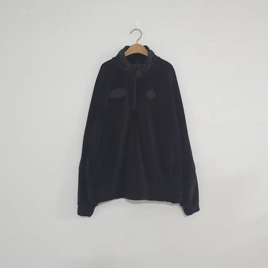 [BUNJANG] Puma x P.A.M Black Half-Zip Velvet Track Jacket / No.26022406 푸마 x P.A.M 블랙 하프집업 벨벳 져지 아노락