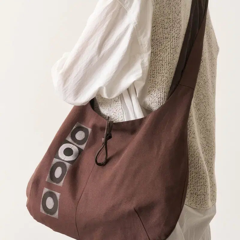 [BUNJANG] Oddly Workshop Jitter Reversible Canvas Crossbody Bag / Canvas Reversible Crossbody Bag
