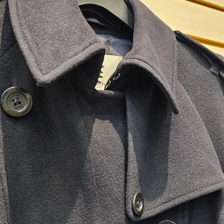 [BUNJANG] Burberry Cashmere Blend Trench Coat UK6 / 버버리 캐시미어 블렌드 트렌치 코트