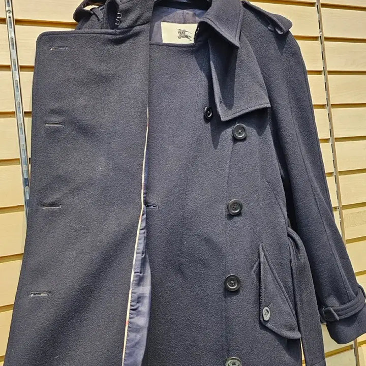 [BUNJANG] Burberry Cashmere Blend Trench Coat UK6 / 버버리 캐시미어 블렌드 트렌치 코트