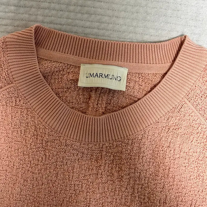 [BUNJANG] UmaMong Pink Knit Sweater / 우마뭉 핑크 니트  L size
