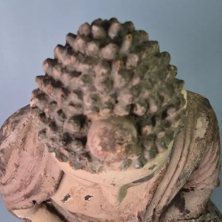 [BUNJANG] Wooden Seated Buddha Statue Antique / 부처 목조여래좌상 불상 골동품 고미술품 수집품 불교