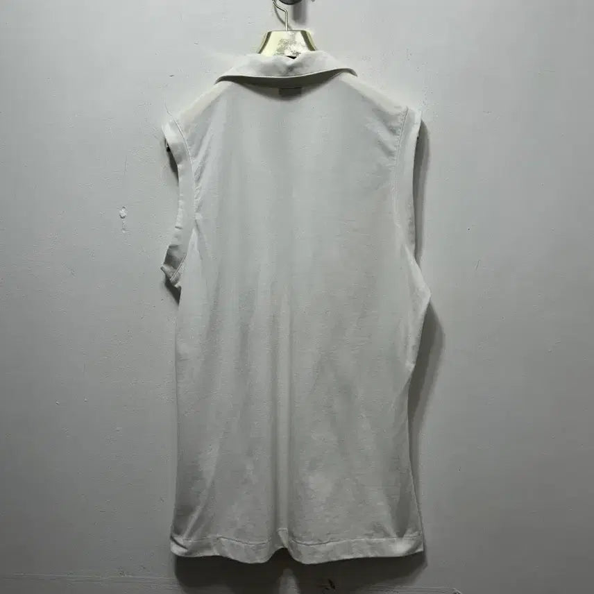 [BUNJANG] Nike White Sleeveless Polo T-Shirt Women&