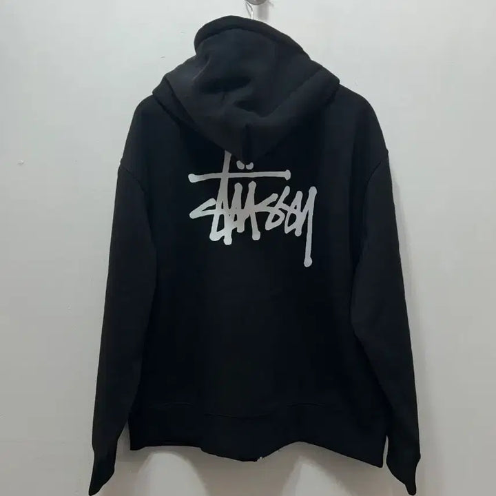 [SOLD OUT] 스투시 검정색 후드집업 새상품 XL