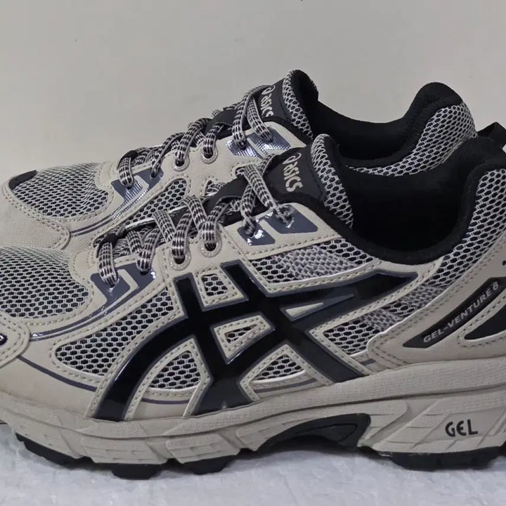 [BUNJANG] Asics Gel-Venture 6 Feather Grey Black Trail Running Shoes / [240] 아식스 젤벤처6 트레일 페더그레이블랙ㅡ단종매물