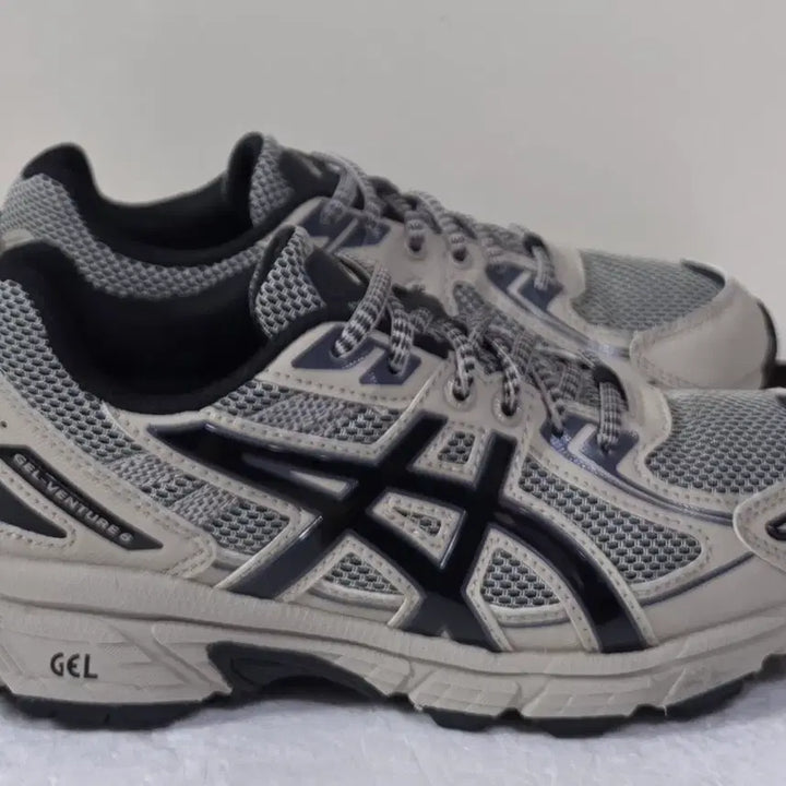 [BUNJANG] Asics Gel-Venture 6 Feather Grey Black Trail Running Shoes / [240] 아식스 젤벤처6 트레일 페더그레이블랙ㅡ단종매물