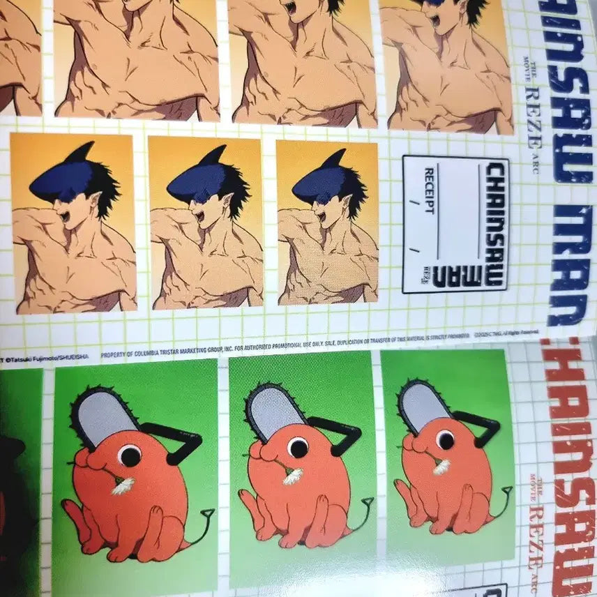 [BUNJANG] Chainsaw Man Beam &amp; Pochita Split Set Photocard / 일괄) 체인소맨 증명사진 분철 빔 포치타
