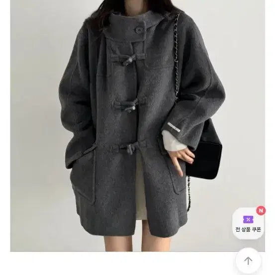 [BUNJANG] Handmade Wool Duffle Coat / 핸드메이드 울 떡볶이코트 (퀄좋아요) 원가 20