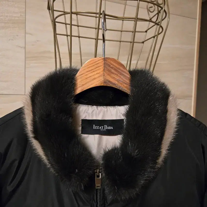 [BUNJANG] Izzatbaba Mink Trimmed Goose Down Padded Jacket / [66] 아이잗바바 밍크 여성 구스 패딩