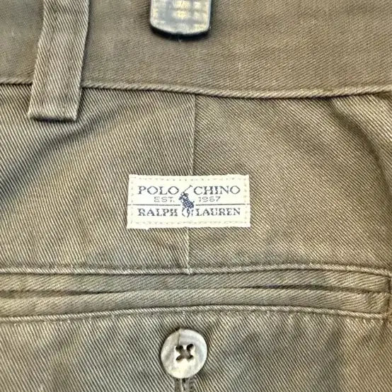 [BUNJANG] Polo Ralph Lauren Brown Cotton Pants / 폴로 랄프로렌 브라운 면바지