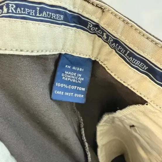 [BUNJANG] Polo Ralph Lauren Brown Cotton Pants / 폴로 랄프로렌 브라운 면바지