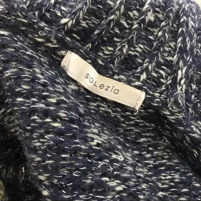 [SOLD OUT] 빈티지 solezia 네이비 후드 니트 롱가디건