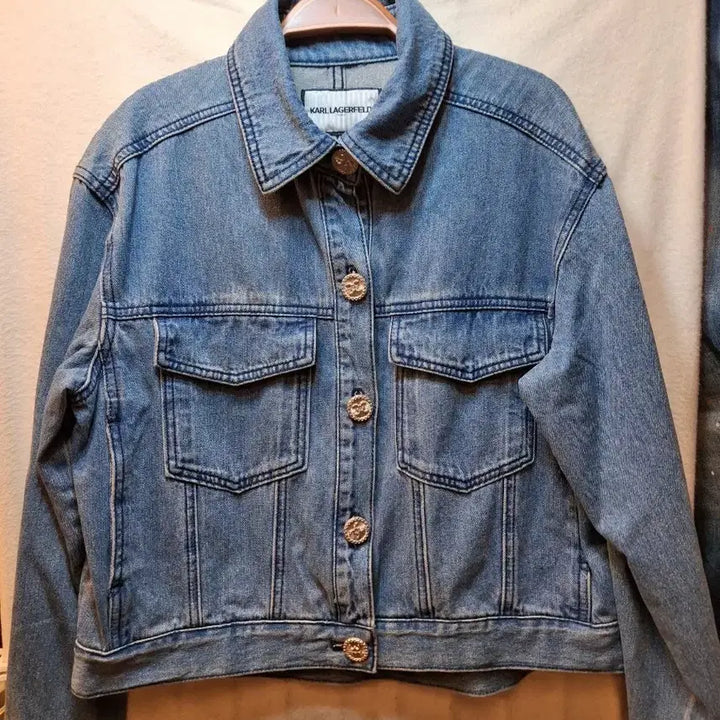 [BUNJANG] Karl Lagerfeld Denim Jacket / 칼 라거펠트 데님 청자켓