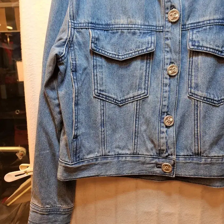 [BUNJANG] Karl Lagerfeld Denim Jacket / 칼 라거펠트 데님 청자켓