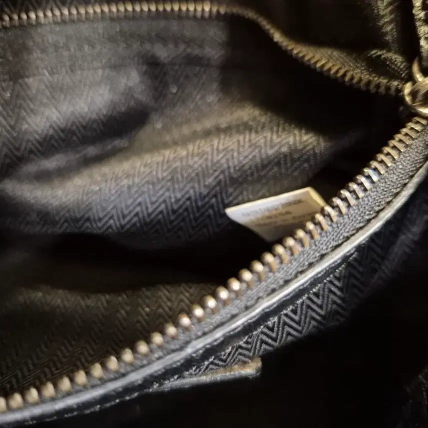 [BUNJANG] LOUGE &amp; LOUNGE Black Leather Tote Bag / 루즈앤라운지  블랙 레더 토트백