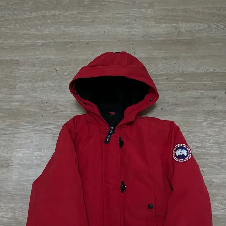 [BUNJANG] Canada Goose Kensington Long Down Parka Jacket [Red] S / 캐나다구스 여성 덕다운 켄싱턴 롱패딩 파카 점퍼 [레드] S/90