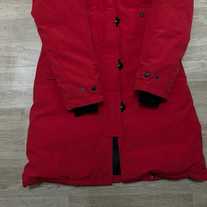 [BUNJANG] Canada Goose Kensington Long Down Parka Jacket [Red] S / 캐나다구스 여성 덕다운 켄싱턴 롱패딩 파카 점퍼 [레드] S/90