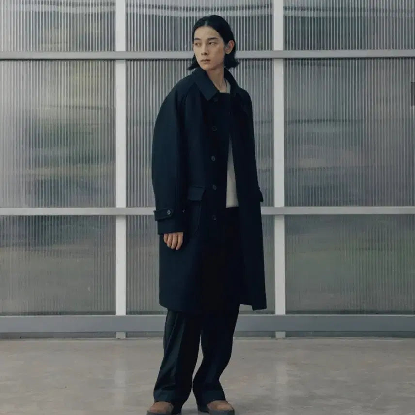 [BUNJANG] Another Office Voyager Balmacaan Coat Size 4 / 어나더오피스 보이저  발마칸 코트 4사이즈