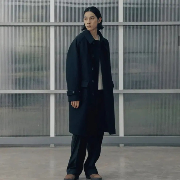 [BUNJANG] Another Office Voyager Balmacaan Coat Size 4 / 어나더오피스 보이저  발마칸 코트 4사이즈