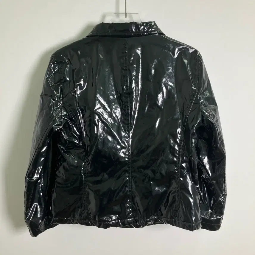 [BUNJANG] Red Valentino Black Patent Jacket (Size 44) / 레드 발렌티노 블랙 페이턴트 자켓 44