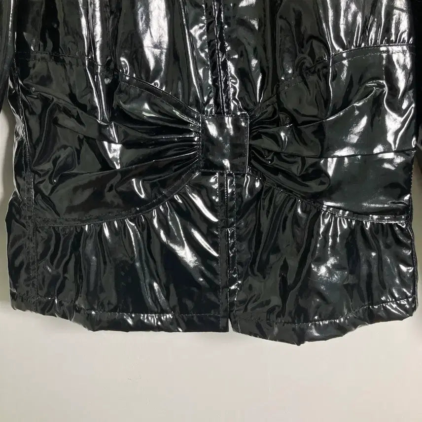 [BUNJANG] Red Valentino Black Patent Jacket (Size 44) / 레드 발렌티노 블랙 페이턴트 자켓 44