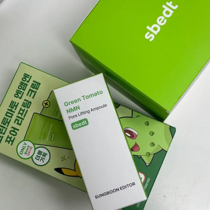 [BUNJANG] Pokemon Green Tomato NMN Pore Lifting Cream (Sealed) / 성분에디터 그린토마토 NMN 포어 리프팅 크림-포켓몬(미개봉)