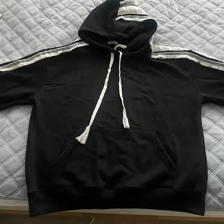 [BUNJANG] Unisex Color-Blocked Hoodie / [새상품] 테슬 배색 후드티 남여공용