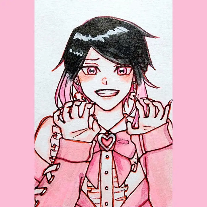 [BUNJANG] Custom Hand-Drawn/Digitally Edited Photocard Commission / 손그림/디지털 보정 종이포카 커미션