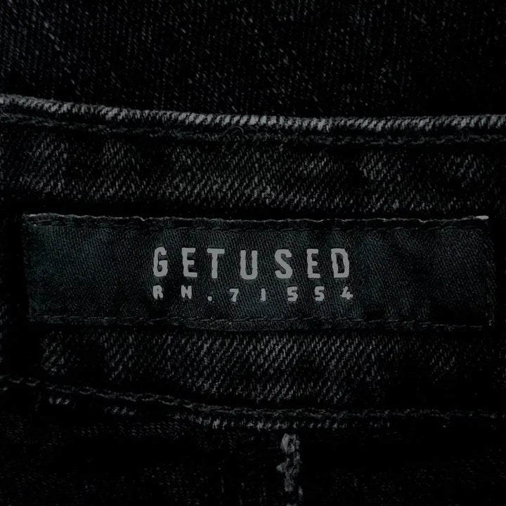 [BUNJANG] Getused 38 Men's Black Jeans Denim Pants / [38] 새상품 겟유즈드 남성 블랙진 스판 청바지 데님 팬츠