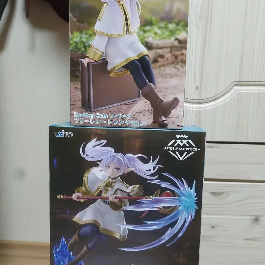 [BUNJANG] Frieren Desktop Cute Figure Bundle Set / 미개봉/장송의 프리렌 데스크탑 큐트/AMP+2종 일괄 판매합니다