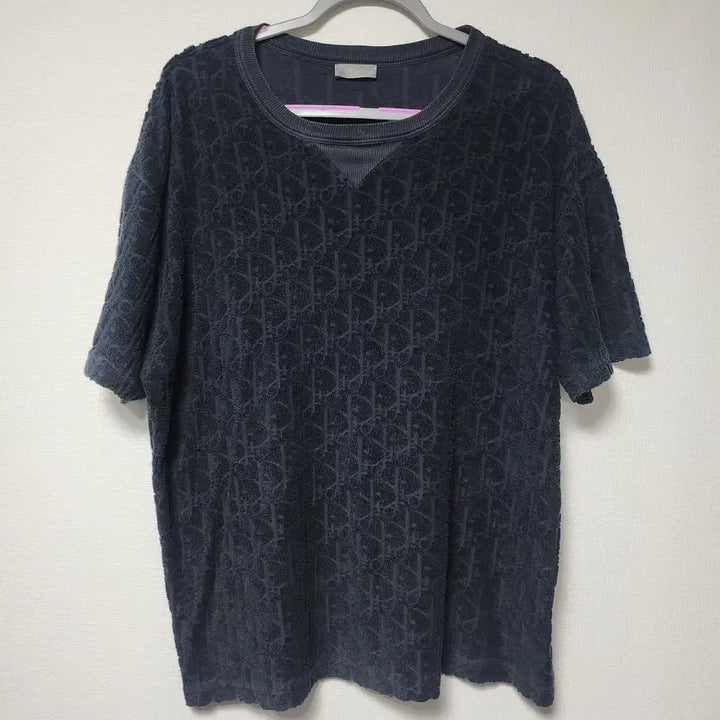 [BUNJANG] Dior Oblique Cotton Terry T-Shirt XL / 디올 오블리크 코튼 테리 반팔티