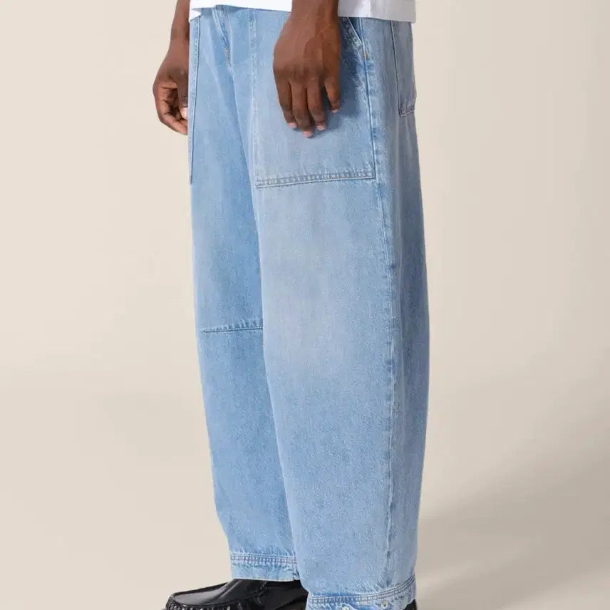 [BUNJANG] Closed Ranon Beige Barrel Leg Curved Pants / 클로즈드 라논 베이지 배럴레그 커브드 팬츠 31~32