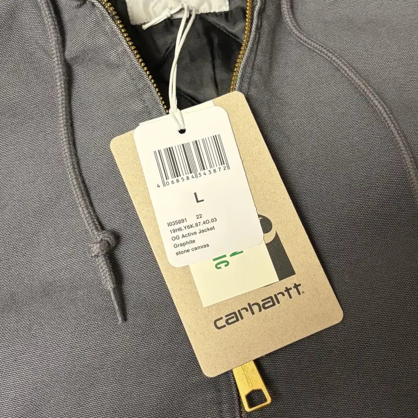 [BUNJANG] Carhartt OG Active Jacket Graphite / 칼하트 og 액티브 자켓 graphite 새상품