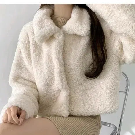 [BUNJANG] Puff Fur Jacket / 뽀글이 퍼 자켓