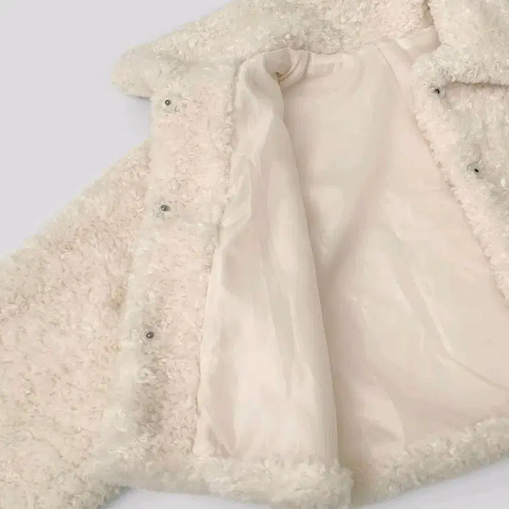 [BUNJANG] Puff Fur Jacket / 뽀글이 퍼 자켓