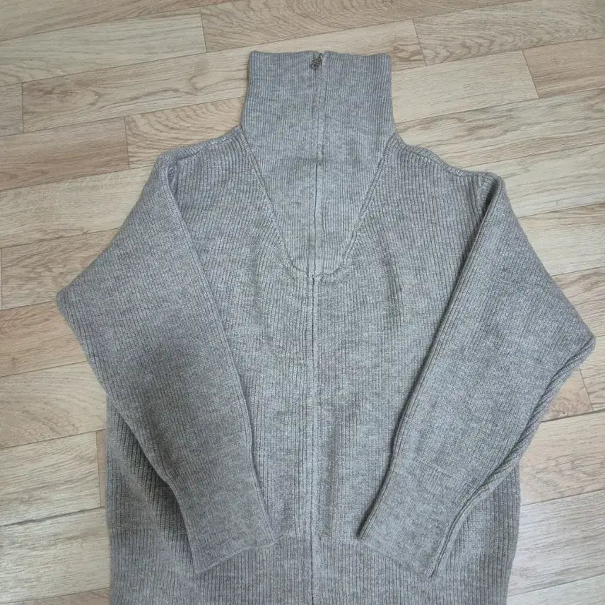 [BUNJANG] Unbranded Beige Knit Set / 집업 니트 세트