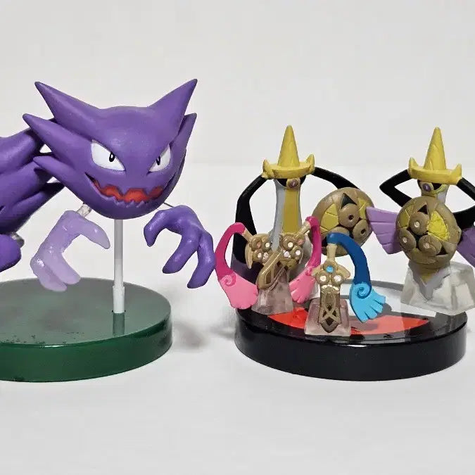 [BUNJANG] Pokemon Ghost & Aegislash Figure Set / 포켓몬스터 입체도감피규어 고우스트2개+킬가르도 세트 중고품