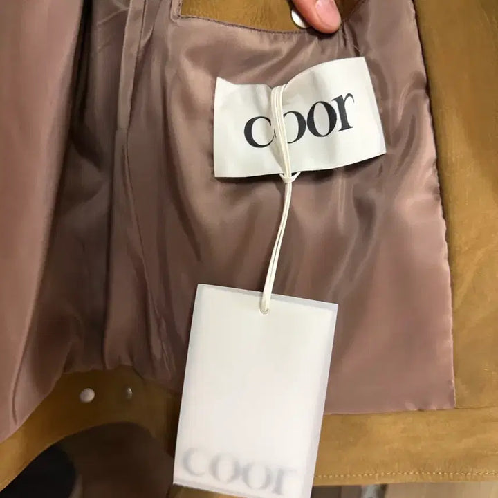 [BUNJANG] Coor D Pocket Biker Jacket Camel Brown / 쿠어 D포켓 바이커 점퍼  카멜브라운