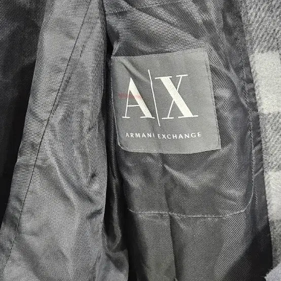 [BUNJANG] Armani Exchange Wool &amp; Viscose Blend Check Jacket L / 알마니 익스체인지 울&amp;비스코스 혼방 자켓 L