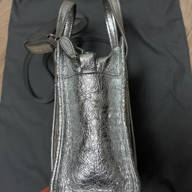 [BUNJANG] Balenciaga Bazar XXS Tote Bag Silver / 발렌시아가 바자르 xxs 실버