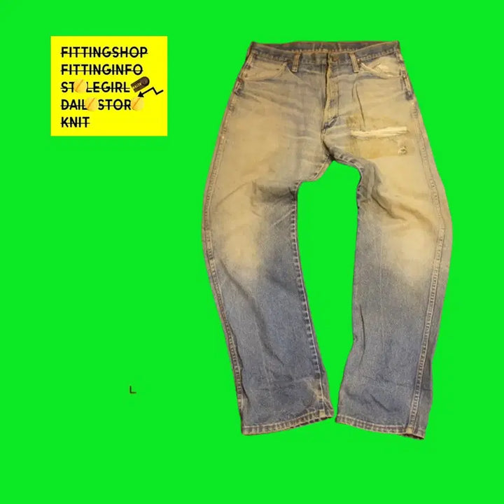 [BUNJANG] Wrangler Denim Jeans / 1692 렝글러청바지랭글러 남자여자청바지 연청 중청 진청 찟청데님워싱일자