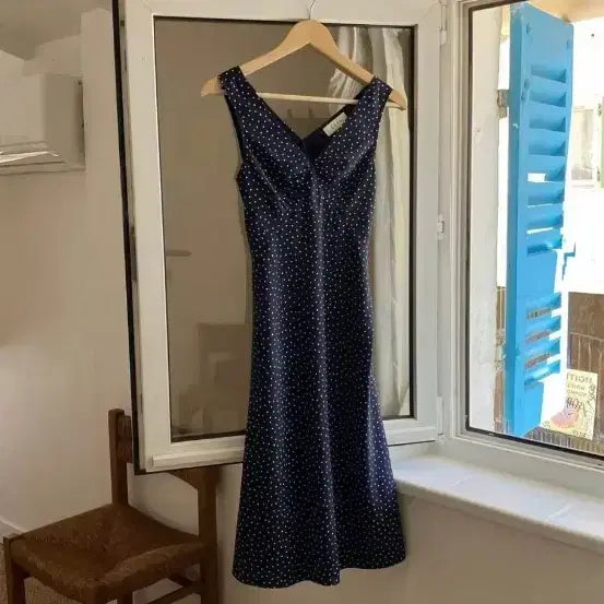 [BUNJANG] LO61 Dot Midi Dress / lo61 도트 원피스