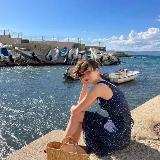 [BUNJANG] LO61 Dot Midi Dress / lo61 도트 원피스