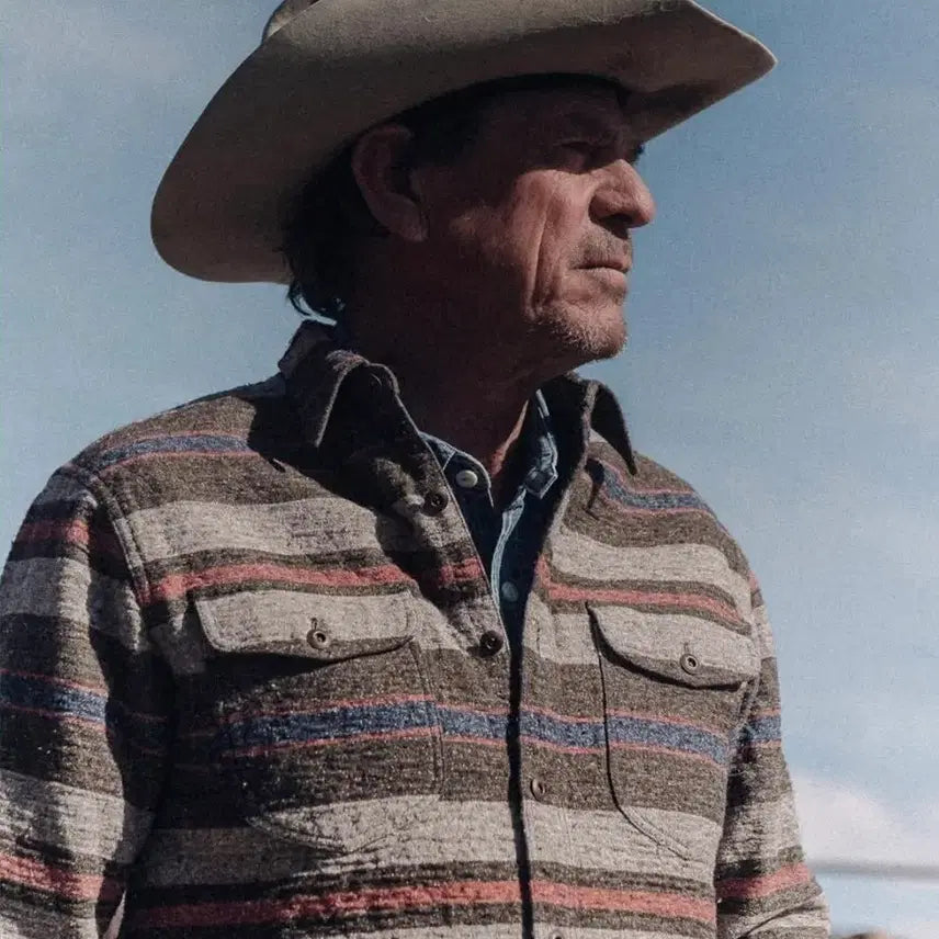 [BUNJANG] RRL Stripe Double Cloth Work Shirt XL / RRL 더블알엘 스트라이프 더블클로스 워크 셔츠 XL